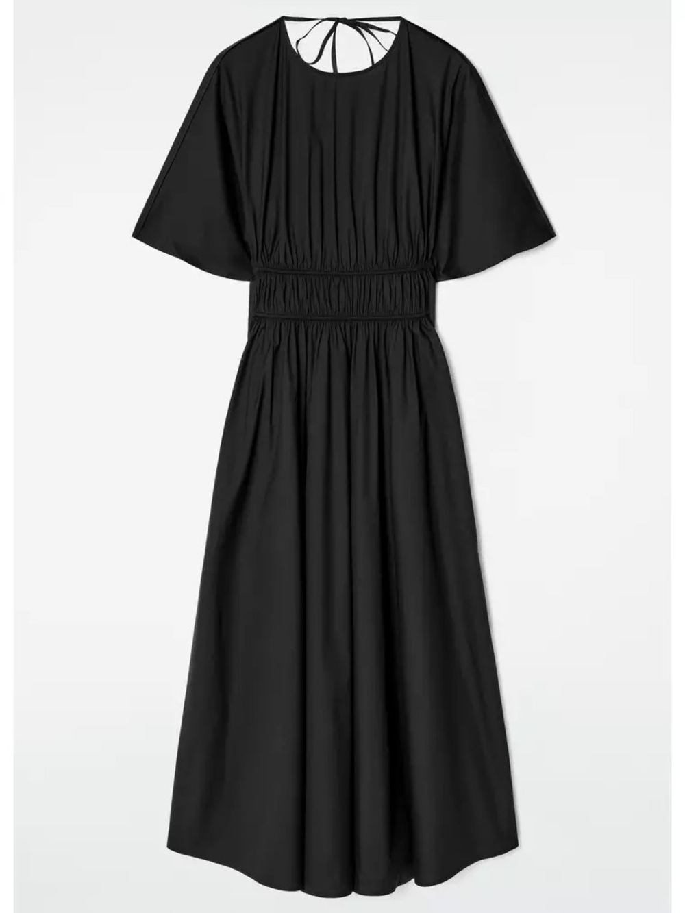 COS Cotton Black Poplin Dress